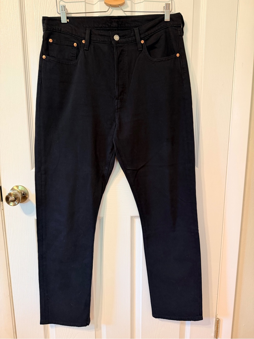 Levi 501 original fit black jeans